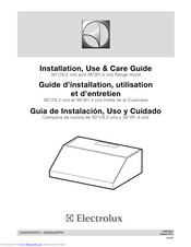 Electrolux E36WV60PPS Installation, Use & Care Manual