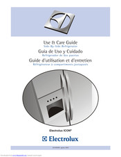 Electrolux Side-By-Side Refrigerator Guía De Uso Y Cuidado