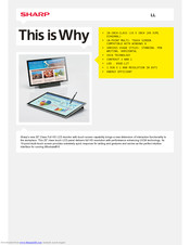 Sharp LL-S201A Specifications
