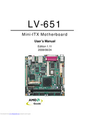 AMD Geode LV-651 User Manual