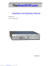 SmartDVR.com CCT774 Installation And Operation Manual