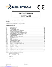 BENETEAU 323 Owner's Manual