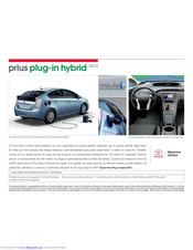 Toyota prius plug-in hybrid 2013 Brochure & Specs
