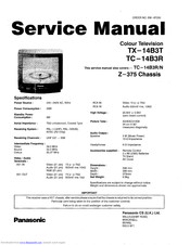 Panasonic TC-14B3R Service Manual