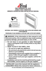 FMI (V)TCC36N SERIES Owner's Manual And Installation Instructions