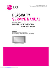 LG 42PX3RVC Service Manual