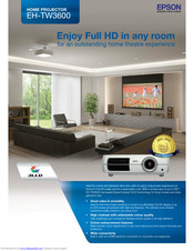 Epson Dreamio EH-TW3600 Brochure & Specs