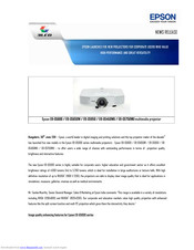 Epson EB-G5950 Brochure & Specs