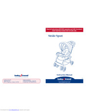 Baby Trend Stride Sport Instruction Manual