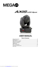 MegaLite Axis LED Spot User Manual