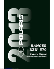 Polaris RANGER RZR 570 Owner's Manual