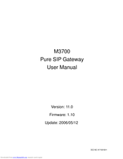 Pure M3708 User Manual