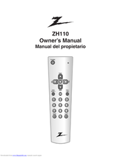 zenith zc300 remote manual