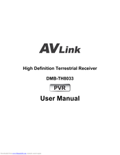 AVLink DMB-TH8033 User Manual
