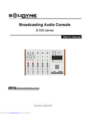 Solidyne S-500/6M User Manual