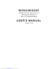 IBASE Technology MI930F User Manual