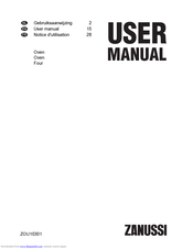 Zanussi ZOU10301 User Manual