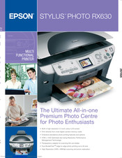 Epson STYLUS PHOTO RX630 Brochure & Specs