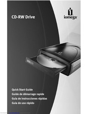 Iomega CD-RW Drive Quick Start Manual
