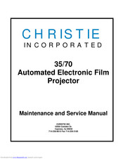 Christie 35/70 Maintenance And Service Manual