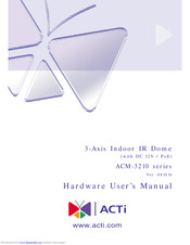 Acti ACM-3210 Series Hardware User Manual