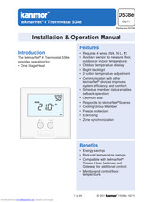 Kanmor tekmarNet 4 538e Installation & Operation Manual