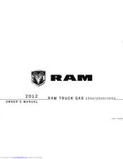 RAM Ram 1500 2012 Owner's Manual