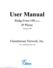 Grandstream Networks BudgeTone-102D User Manual