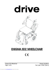 Drive Medical ENIGMA SD2 Owner's Handbook Manual
