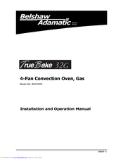 Belshaw Brothers BACO32G Installation And Operation Manual