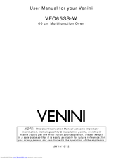 Venini VEO65SS-W User Manual