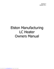 Elston Manufacturing LC series Owner's Manual