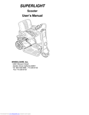 WHEELCARE SUPERLIGHT User Manual