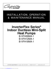 COMFORT-AIRE InverterFlex B-VFH12MA-1 Installation, Operation & Maintenance Manual