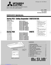 Mitsubishi Electric PCH-P125GAH Service Manual