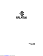 Inca Design Katana User Manual