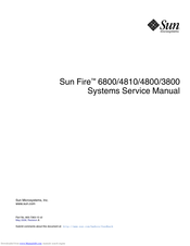 Sun Microsystems Fire 4800 Service Manual