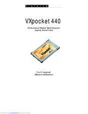 digigram vxpocket 440 laptop card drivers