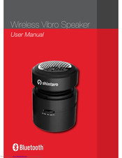 Shintaro Wireless Vibro Speaker User Manual