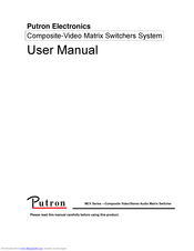 Putron Electronics MATRIX MCV4848A User Manual