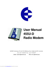 ELPRO Technologies 455U-D User Manual
