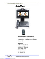 AddPac AP-VP500 Installation And Operation Manual