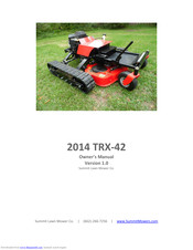 Summit TRX-42 2014 Owner's Manual