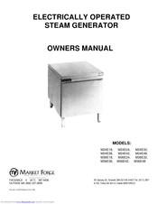 Market Forge Industries M24E48 Owner's Manual