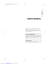 Hitachi  User Manual