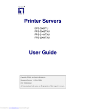 LevelOne FPS-2101TXU User Manual