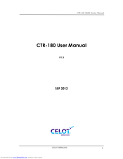CELOT CTR-180 User Manual