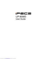 Ipecs LIP-8008D User Manual