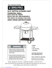 BBQ 680-02482683-6 Use And Care Manual