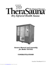 TheraSauna TS7552 Owners Manual And Assembly